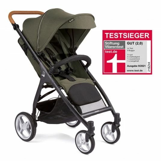 Discount 🔔 Gesslein Buggy & Sportwagen Smiloo Happy plus mit Liegeposition, höhenverstellbarer Schieber, bis 20 kg - Black-Cognac-Olive - Collection 2022 😀 4 Discount 🔔 Gesslein Buggy & Sportwagen Smiloo Happy plus mit Liegeposition, höhenverstellbarer Schieber, bis 20 kg - Black-Cognac-Olive - Collection 2022 😀 - Image 2
