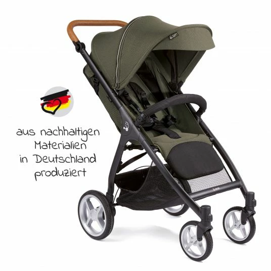 Discount 🔔 Gesslein Buggy & Sportwagen Smiloo Happy plus mit Liegeposition, höhenverstellbarer Schieber, bis 20 kg - Black-Cognac-Olive - Collection 2022 😀 5 Discount 🔔 Gesslein Buggy & Sportwagen Smiloo Happy plus mit Liegeposition, höhenverstellbarer Schieber, bis 20 kg - Black-Cognac-Olive - Collection 2022 😀 - Image 3