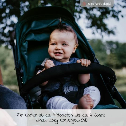 Discount 🔔 Gesslein Buggy & Sportwagen Smiloo Happy plus mit Liegeposition, höhenverstellbarer Schieber, bis 20 kg - Black-Cognac-Olive - Collection 2022 😀 6 Discount 🔔 Gesslein Buggy & Sportwagen Smiloo Happy plus mit Liegeposition, höhenverstellbarer Schieber, bis 20 kg - Black-Cognac-Olive - Collection 2022 😀 - Image 4