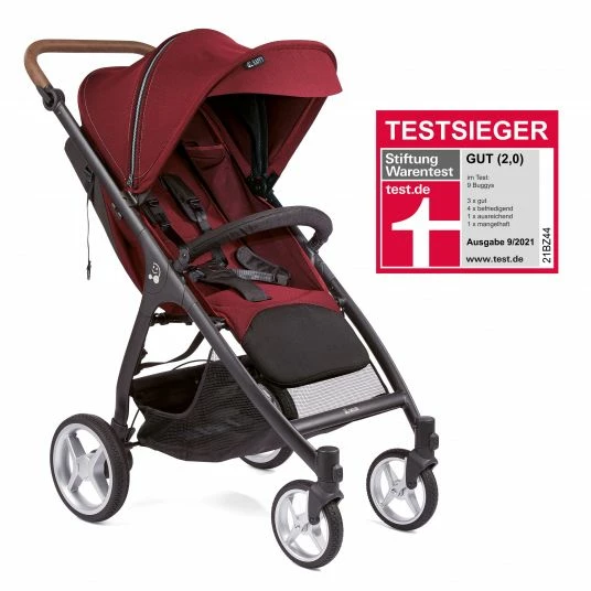 Best Pirce 😍 Gesslein Buggy & Sportwagen Smiloo Happy plus mit Liegeposition, höhenverstellbarer Schieber, bis 20 kg - Black-Tabak-Maroon - Collection 2022 🌟 4 Best Pirce 😍 Gesslein Buggy & Sportwagen Smiloo Happy plus mit Liegeposition, höhenverstellbarer Schieber, bis 20 kg - Black-Tabak-Maroon - Collection 2022 🌟 - Image 2