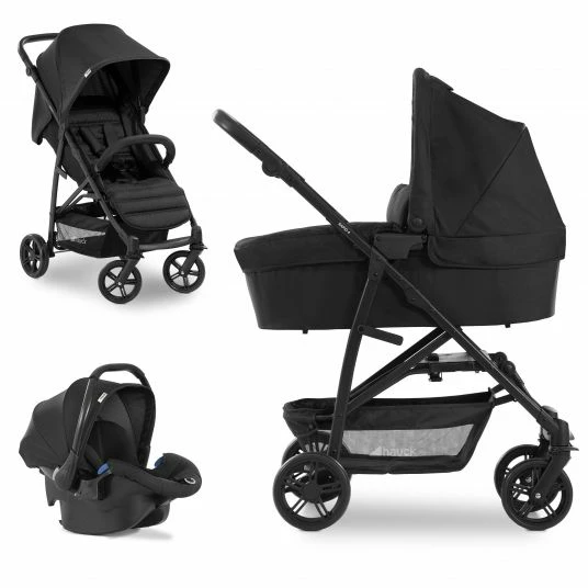 New ✨ Hauck 3in1 Kinderwagen-Set Rapid 4 Trioset (bis 25 kg) inkl. Babyschale Comfort Fix - Black - Collection 2022 🤩 3 New ✨ Hauck 3in1 Kinderwagen-Set Rapid 4 Trioset (bis 25 kg) inkl. Babyschale Comfort Fix - Black - Collection 2022 🤩