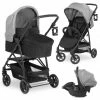 Best Sale ⭐ Hauck 3in1 Kinderwagen-Set Rapid 4R Plus Trioset (bis 25 kg) inkl. Babyschale Comfort Fix - Grey 🥰