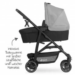 Best Sale ⭐ Hauck 3in1 Kinderwagen-Set Rapid 4R Plus Trioset (bis 25 kg) inkl. Babyschale Comfort Fix - Grey 🥰 -Pushchairs Shop hauck 3in1 kinderwagen set rapid 4r plus trioset bis 25 kg inkl babyschale comfort fix grey 149904 d2