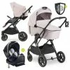Hot Sale 🔥 Hauck 4in1 Kinderwagen-Set Vision X - Black inkl. i-Size Babyschale, Isofix Basis und XXL Zubehörpaket - Melange Beige ✨ -Pushchairs Shop hauck 4in1 kinderwagen set vision x black inkl i size babyschale isofix basis und xxl zubehorpaket melange beige vision x bs base zamboo d0
