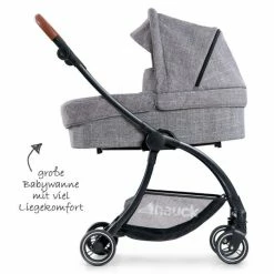 Hot Sale 🛒 Hauck Babywanne für Eagle 4S Sportwagen - Melange Grey ✨ -Pushchairs Shop hauck babywanne fur eagle 4s sportwagen melange grey 167007 d2