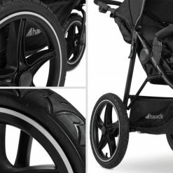 Discount 🎁 Hauck Buggy & Jogger Runner 2 (mit großen Luftreifen) - Black ❤️ -Pushchairs Shop hauck buggy jogger runner 2 mit grossen luftreifen black 274200 d4