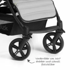 Coupon ❤️ Hauck Buggy Rapid 4 - Caviar Silver ⭐ -Pushchairs Shop hauck buggy rapid 4 caviar silver 148372 d5