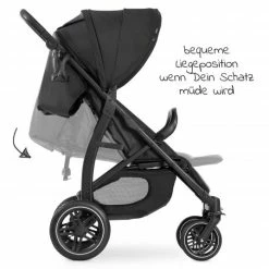 Top 10 🌟 Hauck Buggy Rapid 4D AIR (bis 25 kg) - mit Luftreifen, Liegefunktion und XL Verdeck - Black - Collection 2022 ✨ -Pushchairs Shop hauck buggy rapid 4d air bis 25 kg mit luftreifen liegefunktion und xl verdeck black 148488 d5