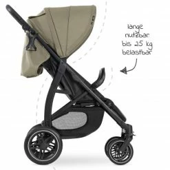Promo ✔️ Hauck Buggy Rapid 4D AIR (bis 25 kg) - mit Luftreifen, Liegefunktion und XL Verdeck - Olive - Collection 2022 🛒 -Pushchairs Shop hauck buggy rapid 4d air bis 25 kg mit luftreifen liegefunktion und xl verdeck olive 148495 d2