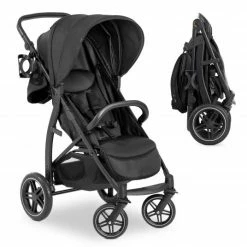 Coupon ✨ Hauck Buggy Rapid 4D (bis 25 kg) - XL Verdeck & All-Terrain Bereifung - Black - Collection 2022 🔔