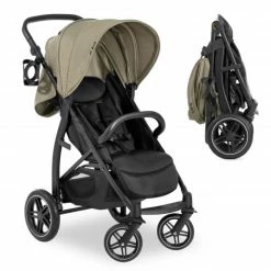 Best deal ✔️ Hauck Buggy Rapid 4D (bis 25 kg) - XL Verdeck & All-Terrain Bereifung - Olive - Collection 2022 ✨