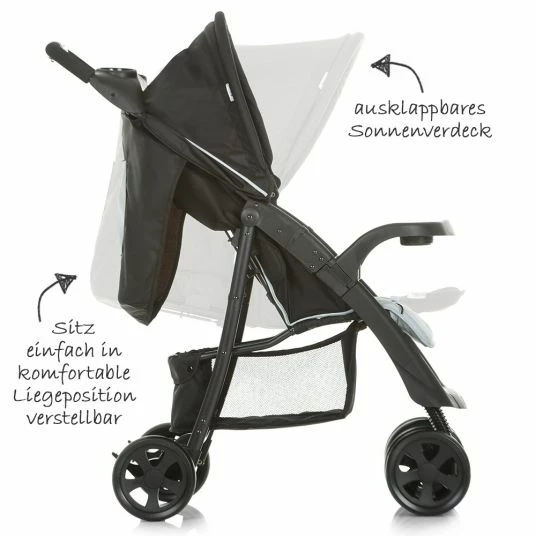 Buy ✨ Hauck Buggy Shopper Neo II - Caviar Silver 😀 4 Buy ✨ Hauck Buggy Shopper Neo II - Caviar Silver 😀 - Image 2