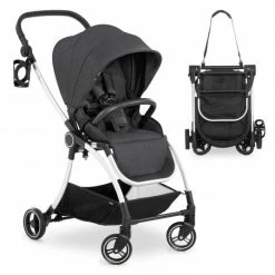 Hot Sale 🔥 Hauck Buggy & Sportwagen Colibri (bis 25 kg belastbar) - Melange Black 😀