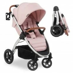New 😍 Hauck Buggy & Sportwagen UpTown (mit Liegefunktion, Schieber höhenverstellbar, Einhand-Faltung) - Melange Rose 🥰