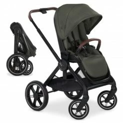 Discount 🔥 Hauck Buggy & Sportwagen Walk N Care mit Liegefunktion und drehbarem Sitz (bis 25 kg belastbar) - Dark Olive - Collection 2022 ✨
