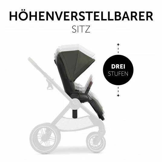 Discount 🔥 Hauck Buggy & Sportwagen Walk N Care mit Liegefunktion und drehbarem Sitz (bis 25 kg belastbar) - Dark Olive - Collection 2022 ✨ 4 Discount 🔥 Hauck Buggy & Sportwagen Walk N Care mit Liegefunktion und drehbarem Sitz (bis 25 kg belastbar) - Dark Olive - Collection 2022 ✨ - Image 2