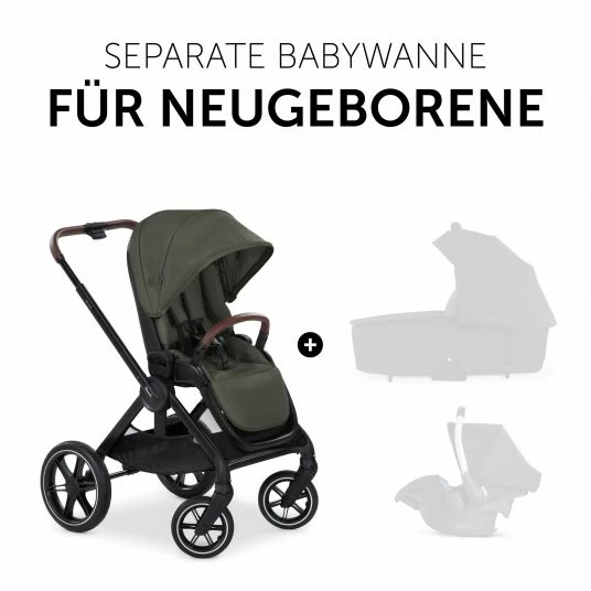 Discount 🔥 Hauck Buggy & Sportwagen Walk N Care mit Liegefunktion und drehbarem Sitz (bis 25 kg belastbar) - Dark Olive - Collection 2022 ✨ 5 Discount 🔥 Hauck Buggy & Sportwagen Walk N Care mit Liegefunktion und drehbarem Sitz (bis 25 kg belastbar) - Dark Olive - Collection 2022 ✨ - Image 3