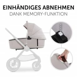 Discount 😀 Hauck Faltbare Babywanne (Carrycot) für Walk N Care Kinderwagen - Beige - Collection 2022 👏 -Pushchairs Shop hauck faltbare babywanne carrycot fur walk n care kinderwagen beige 165430 d2