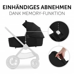 Budget ⌛ Hauck Faltbare Babywanne (Carrycot) für Walk N Care Kinderwagen - Black - Collection 2022 🤩 -Pushchairs Shop hauck faltbare babywanne carrycot fur walk n care kinderwagen black 165409 d2