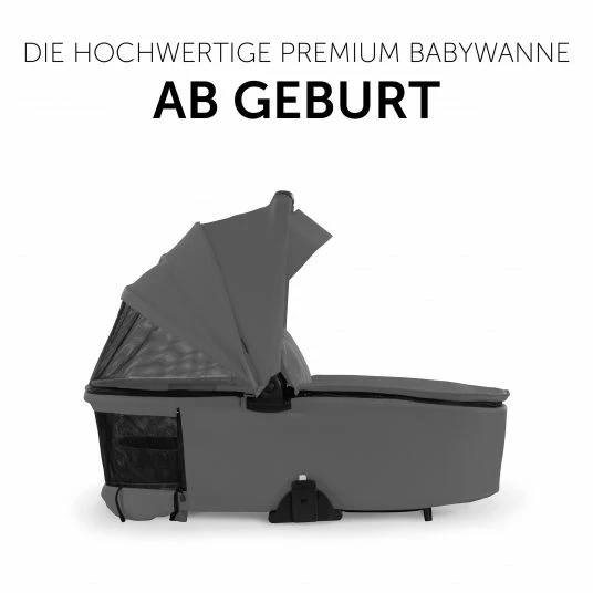 Best Pirce 🧨 Hauck Faltbare Babywanne (Carrycot) für Walk N Care Kinderwagen - Dark Grey - Collection 2022 😍 4 Best Pirce 🧨 Hauck Faltbare Babywanne (Carrycot) für Walk N Care Kinderwagen - Dark Grey - Collection 2022 😍 - Image 2