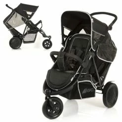Discount 😉 Hauck Sibling carriage Freerider - Black 💯