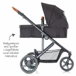 Coupon ✨ Hauck Pram set Pacific 3 Trioset incl. baby bath, car seat and pushchair - Caviar 😉 -Pushchairs Shop hauck kinderwagen set pacific 3 trioset inkl babywanne autositz und sportwagen caviar 309162 d2