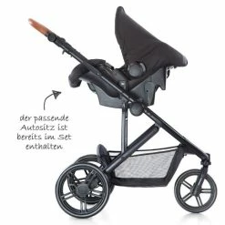 Coupon ✨ Hauck Pram set Pacific 3 Trioset incl. baby bath, car seat and pushchair - Caviar 😉 -Pushchairs Shop hauck kinderwagen set pacific 3 trioset inkl babywanne autositz und sportwagen caviar 309162 d5