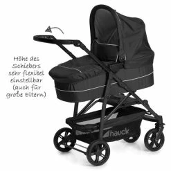 Pushchairs Shop -Pushchairs Shop hauck kinderwagen set rapid 4 plus trio set caviar silver 149522 d1