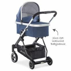 Best Sale ⌛ Hauck Kombi-kinderwagen Apollo inkl. Babywanne, Sportsitz und XXL Zubehörpaket - Denim 🛒 -Pushchairs Shop hauck kombi kinderwagen apollo inkl babywanne sportsitz und xxl zubehorpaket denim 335093 345351 zamboo set d2