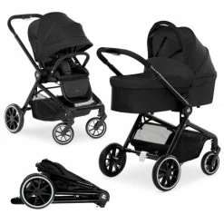 Outlet 💯 Hauck Kombi-Kinderwagen Move so Simply Set inkl. Babywanne & Sportsitz - mit Liegefunktion - Black - Collection 2022 🎁