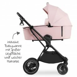 Brand new ✔️ Hauck Kombi-Kinderwagen Vision X Duoset Black (Sportwagen und Babywanne) inkl. XXL Zubehörpaket - Melange Rose 🌟 -Pushchairs Shop hauck kombi kinderwagen vision x duoset black sportwagen und babywanne inkl xxl zubehorpaket melange rose 165065 165102 165140 zub d5