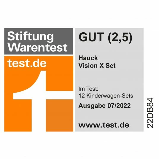 Wholesale 🔥 Hauck Kombi-Kinderwagen Vision X Duoset Silver (Sportwagen und Babywanne) inkl. XXL Zubehörpaket - Melange Black ✔️ 5 Wholesale 🔥 Hauck Kombi-Kinderwagen Vision X Duoset Silver (Sportwagen und Babywanne) inkl. XXL Zubehörpaket - Melange Black ✔️ - Image 3