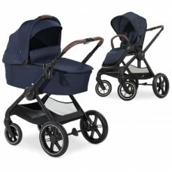 Hot Sale 😉 Hauck Kombi-Kinderwagen Walk N Care Set inkl. Babywanne, Sportsitz, Beindecke und Getränkehalter (bis 22kg belastbar) - Dark Blue 🤩