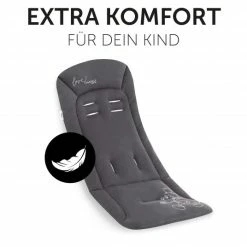 Budget ⌛ Hauck Komfort Sitzauflage für Buggy und Kinderwagen  - Disney - Mickey Mouse Black 😍 -Pushchairs Shop hauck komfort sitzauflage fur buggy und kinderwagen disney mickey mouse black 670057 d3