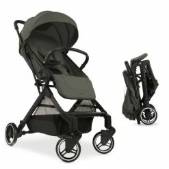 Flash Sale 🔔 Hauck Reisebuggy & Sportwagen Travel N Care mit Liegefunktion, nur 6,8 kg (bis 22 kg belastbar) - Dark Olive - Collection 2022 👍