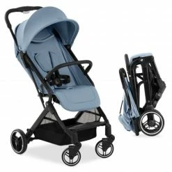 Discount 🎉 Hauck Reisebuggy & Sportwagen Travel N Care Plus mit Liegefunktion, nur 7,2 kg (bis 22kg belastbar) - Dusty Blue 🔥