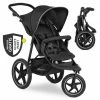 Flash Sale 🎉 Hauck Sportwagen & Jogger Runner 2 (mit großen Luftreifen) inkl. XXL Zubehörpaket - Black - Collection 2022 😀
