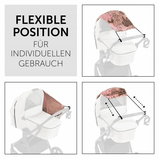 Deals ✨ Hauck Universal Sonnensegel für Kinderwagen - Disney - Minnie Mouse Rose ⭐ 7 Deals ✨ Hauck Universal Sonnensegel für Kinderwagen - Disney - Minnie Mouse Rose ⭐ - Image 5