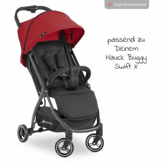 Brand new ⌛ Hauck Zusatz-Sonnenverdeck für Buggy Swift X - Single Deluxe Canopy - Red 😉 4 Brand new ⌛ Hauck Zusatz-Sonnenverdeck für Buggy Swift X - Single Deluxe Canopy - Red 😉 - Image 2