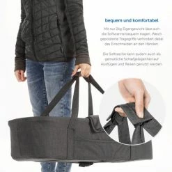 Best reviews of 😀 Hoco Tragetasche 3 in 1 Exklusiv - Linnen Dark Grey - Collection 2021 ✔️ -Pushchairs Shop hoco 3 in 1 babywanne exklusiv linen dark grey 52003 75407 d5