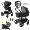 Cheapest 👍 Joie 4in1 Kombi-Kinderwagen-Set Chrome DLX mit Adapter, Babyschale, Babywanne, Isofix-Basis & XXL-Zubehörpaket - Pavement - Collection 2022 ✨