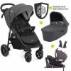 Best Sale 🎁 Joie 4in1 Kombi-Kinderwagen-Set Litetrax 4 mit Adapter, Babyschale, Babywanne, Isofix-Basis & XXL-Zubehörpaket - Coal - Collection 2022 🔔 -Pushchairs Shop joie 4in1 kombi kinderwagen set litetrax 4 mit adapter babyschale babywanne isofix basis xxl zubehorpaket coal set 199 d0