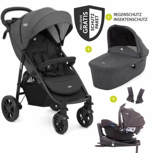 Best Sale 🎁 Joie 4in1 Kombi-Kinderwagen-Set Litetrax 4 mit Adapter, Babyschale, Babywanne, Isofix-Basis & XXL-Zubehörpaket - Coal - Collection 2022 🔔 3 Best Sale 🎁 Joie 4in1 Kombi-Kinderwagen-Set Litetrax 4 mit Adapter, Babyschale, Babywanne, Isofix-Basis & XXL-Zubehörpaket - Coal - Collection 2022 🔔