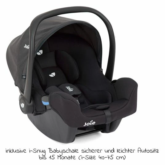 Best Sale 🎁 Joie 4in1 Kombi-Kinderwagen-Set Litetrax 4 mit Adapter, Babyschale, Babywanne, Isofix-Basis & XXL-Zubehörpaket - Coal - Collection 2022 🔔 7 Best Sale 🎁 Joie 4in1 Kombi-Kinderwagen-Set Litetrax 4 mit Adapter, Babyschale, Babywanne, Isofix-Basis & XXL-Zubehörpaket - Coal - Collection 2022 🔔 - Image 5