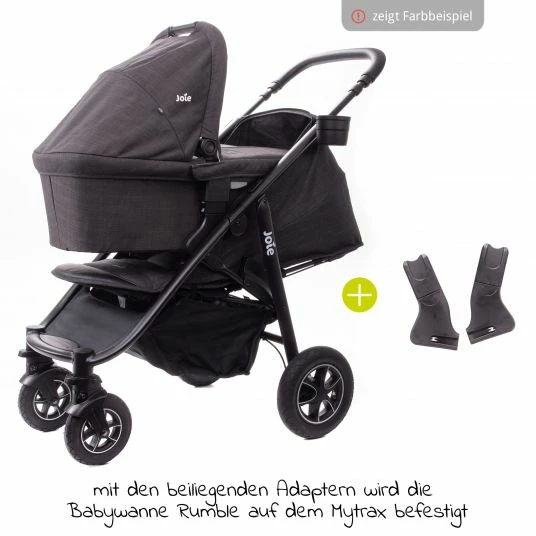 Best deal 🔔 Joie 4in1 Kombi-Kinderwagen-Set Mytrax mit Adapter, Babyschale, Babywanne, Isofix-Basis & XXL Zubehörpaket - Laurel - Collection 2022 🎉 7 Best deal 🔔 Joie 4in1 Kombi-Kinderwagen-Set Mytrax mit Adapter, Babyschale, Babywanne, Isofix-Basis & XXL Zubehörpaket - Laurel - Collection 2022 🎉 - Image 5