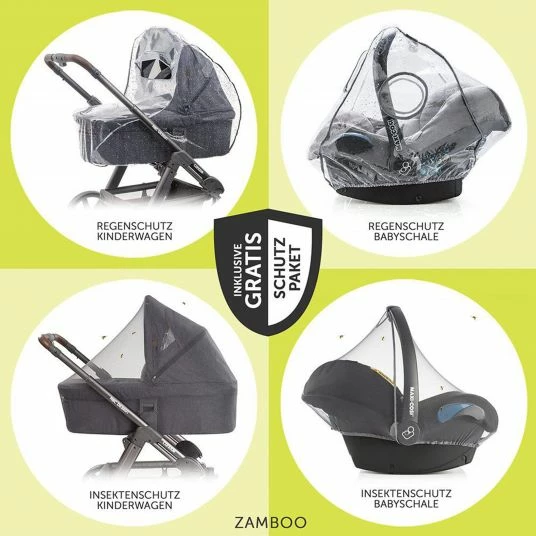 Budget ⌛ Joie 4in1 Kombi-Kinderwagen-Set Versatrax mit Babyschale, Babywanne, Isofix-Basis, Adapter & XXL-Zubehörpaket - Gray Flannel - Collection 2022 🥰 4 Budget ⌛ Joie 4in1 Kombi-Kinderwagen-Set Versatrax mit Babyschale, Babywanne, Isofix-Basis, Adapter & XXL-Zubehörpaket - Gray Flannel - Collection 2022 🥰 - Image 2