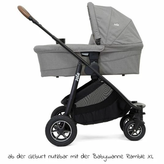 Budget ⌛ Joie 4in1 Kombi-Kinderwagen-Set Versatrax mit Babyschale, Babywanne, Isofix-Basis, Adapter & XXL-Zubehörpaket - Gray Flannel - Collection 2022 🥰 5 Budget ⌛ Joie 4in1 Kombi-Kinderwagen-Set Versatrax mit Babyschale, Babywanne, Isofix-Basis, Adapter & XXL-Zubehörpaket - Gray Flannel - Collection 2022 🥰 - Image 3