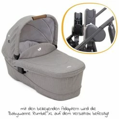 Budget ⌛ Joie 4in1 Kombi-Kinderwagen-Set Versatrax mit Babyschale, Babywanne, Isofix-Basis, Adapter & XXL-Zubehörpaket - Gray Flannel - Collection 2022 🥰 11 Budget ⌛ Joie 4in1 Kombi-Kinderwagen-Set Versatrax mit Babyschale, Babywanne, Isofix-Basis, Adapter & XXL-Zubehörpaket - Gray Flannel - Collection 2022 🥰 -Pushchairs Shop joie 4in1 kombi kinderwagen set versatrax mit babyschale babywanne isofix basis adapter xxl zubehorpaket gray flannel set 487 d3