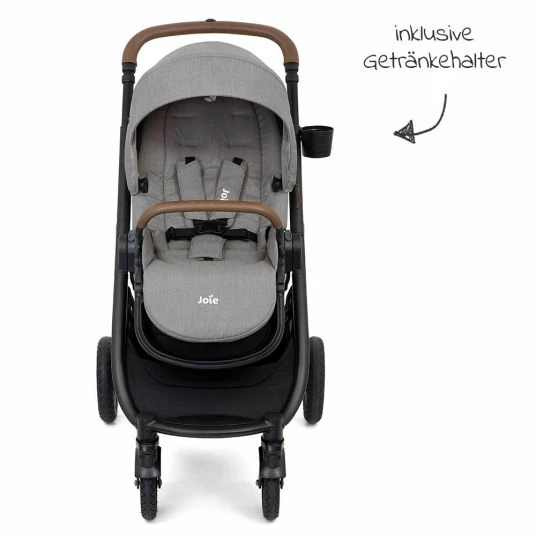 Budget ⌛ Joie 4in1 Kombi-Kinderwagen-Set Versatrax mit Babyschale, Babywanne, Isofix-Basis, Adapter & XXL-Zubehörpaket - Gray Flannel - Collection 2022 🥰 8 Budget ⌛ Joie 4in1 Kombi-Kinderwagen-Set Versatrax mit Babyschale, Babywanne, Isofix-Basis, Adapter & XXL-Zubehörpaket - Gray Flannel - Collection 2022 🥰 - Image 6