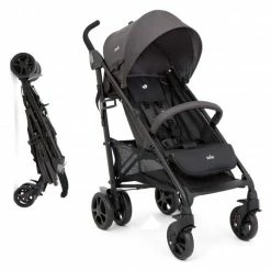 Best Pirce 😀 Joie Reisebuggy Brisk XL bis 22 kg belastbar mit Liegefunktion & Einhand-Faltung - Ember - Collection 2022 😉